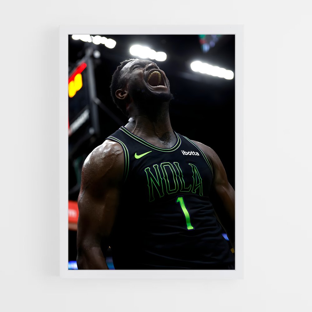 Poster Zion williamson – affiche Basketball (vue 3)